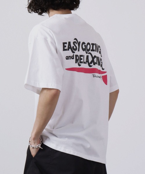 Toucan Surfing(トゥーカンサーフィン)の「Toucan Surfing 天竺 バックプリント ポケット付き 半袖Tシャツ(Tシャツ/カットソー・メンズ・ネイビー/グリーン/ホワイト/ブラック・M/L/LL)」の8枚目の写真