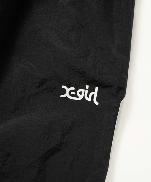 X-girl（エックスガール）の「WEリーグ|RETRO TRACK PANTS/レトロトラックパンツ（スポーツグッズ・レディース・ネイビー/ブラック・L/XL/M/S）」の13枚目の写真