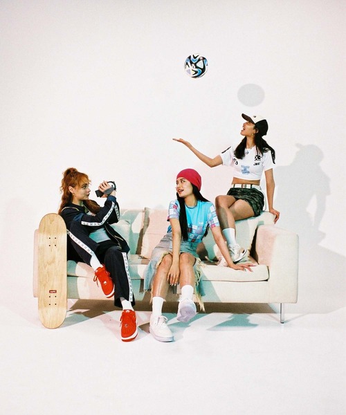 X-girl（エックスガール）の「WEリーグ|RETRO TRACK PANTS/レトロトラックパンツ（スポーツグッズ・レディース・ネイビー/ブラック・L/XL/M/S）」の18枚目の写真