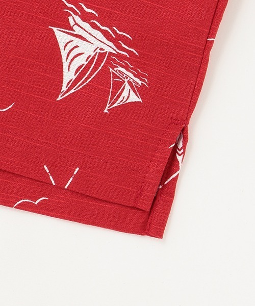 petit main（プティマイン）の「マリン・バンダナ柄開衿シャツ（シャツ/ブラウス・キッズ・ネイビー/レッド/マルチ・100cm/130cm/120cm/90cm/110cm/80ｃｍ）」の8枚目の写真