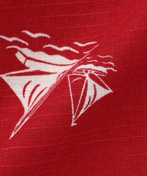 petit main（プティマイン）の「マリン・バンダナ柄開衿シャツ（シャツ/ブラウス・キッズ・ネイビー/レッド/マルチ・100cm/130cm/120cm/90cm/110cm/80ｃｍ）」の9枚目の写真