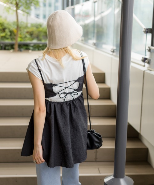 3D Embroideryチュニックキャミ ホワイト 楽天市場】【SPECIAL FAIR】M/Lサイズフロントボタンキャミ