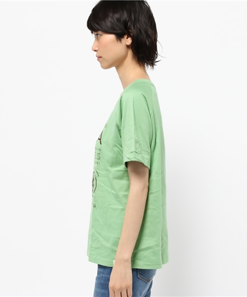OUTLET（アウトレット）の「【CIAOPANIC TYPY】POCダージリンTEE（Tシャツ/カットソー・レディース・チャコールグレー/グリーン・FREE）」の4枚目の写真