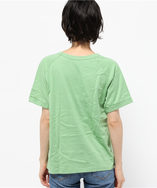 OUTLET（アウトレット）の「【CIAOPANIC TYPY】POCダージリンTEE（Tシャツ/カットソー・レディース・チャコールグレー/グリーン・FREE）」の5枚目の写真