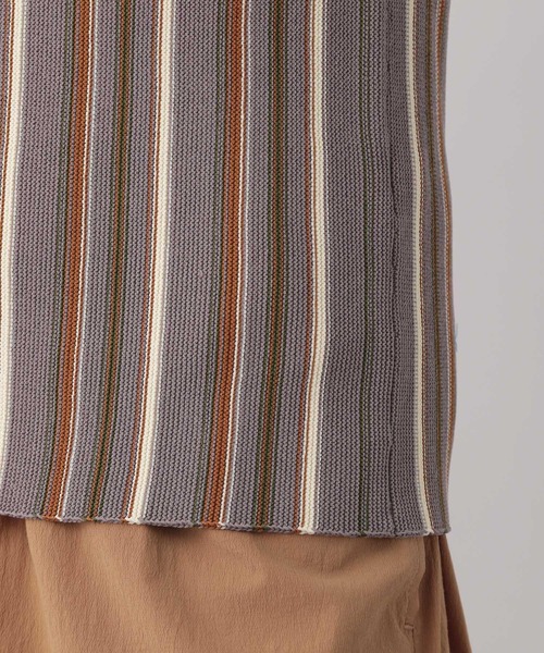 LOWRYS FARM（ローリーズファーム）の「２ＷＡＹストライプタンクトップ　963298（タンクトップ・レディース・グレー/アイボリー・FREE）」の14枚目の写真