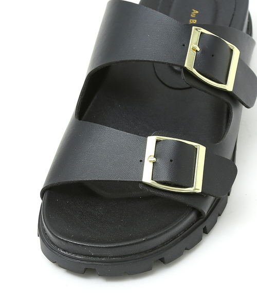 Au BANNISTER（オゥバニスター）の「【販売店舗限定】ダブルベルトサンダル（サンダル・レディース・ブラック/ホワイト/ピンク・S/L/M）」の17枚目の写真
