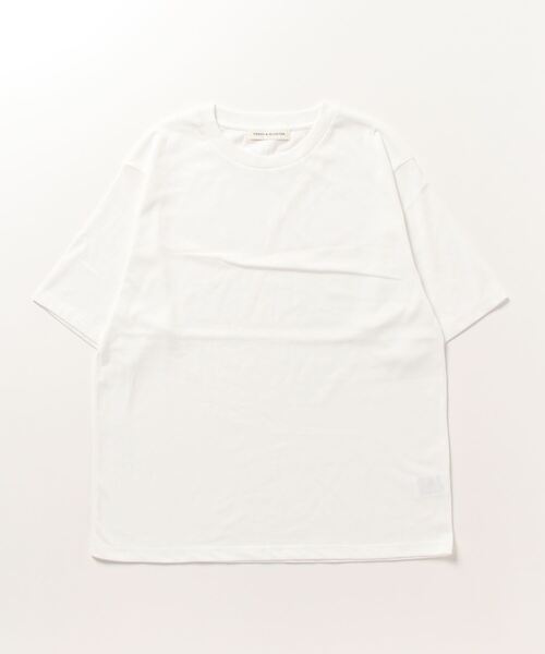 GLOSTER（グロスター）の「【Tシャツ＋ベストの2点セット】チルデンニットベスト レイヤード（ベスト・メンズ・チャコールグレー/アイボリー/ブラック・M/L/S）」の4枚目の写真