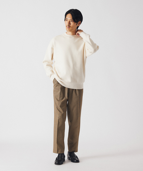 EDIFICE（エディフィス）の「RT T/R ガンクラブチェック イージーパンツ（スラックス・メンズ・ベージュ・SMALL/LARGE/MEDIUM）」の2枚目の写真