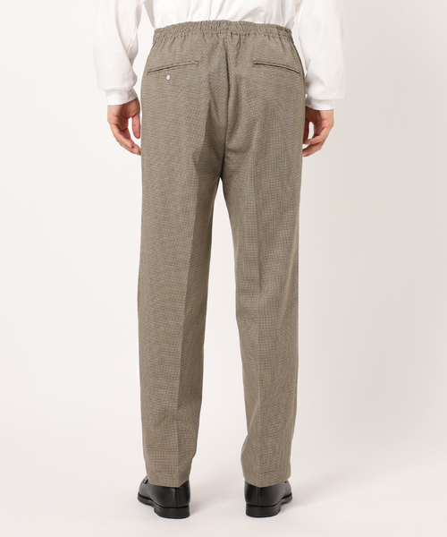 EDIFICE（エディフィス）の「RT T/R ガンクラブチェック イージーパンツ（スラックス・メンズ・ベージュ・SMALL/LARGE/MEDIUM）」の12枚目の写真