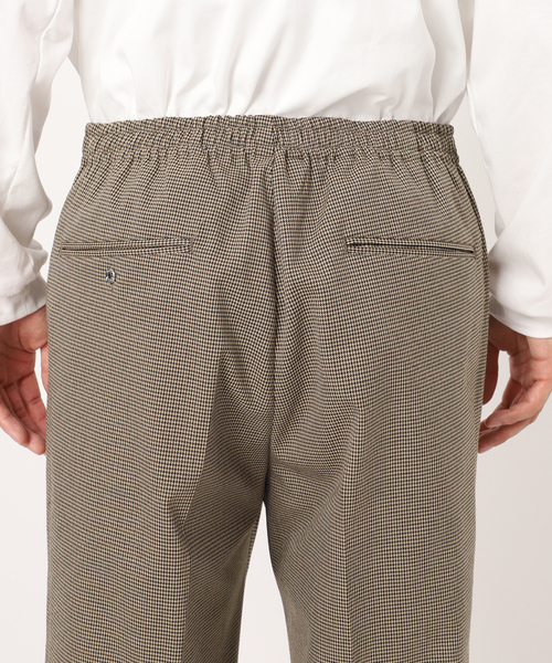 EDIFICE（エディフィス）の「RT T/R ガンクラブチェック イージーパンツ（スラックス・メンズ・ベージュ・SMALL/LARGE/MEDIUM）」の13枚目の写真