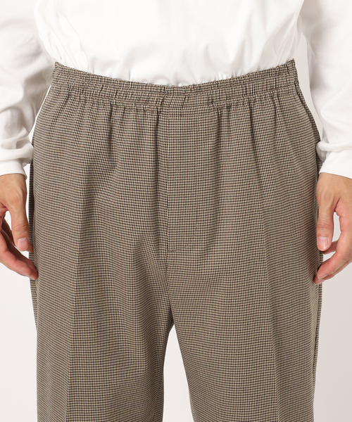 EDIFICE（エディフィス）の「RT T/R ガンクラブチェック イージーパンツ（スラックス・メンズ・ベージュ・SMALL/LARGE/MEDIUM）」の15枚目の写真