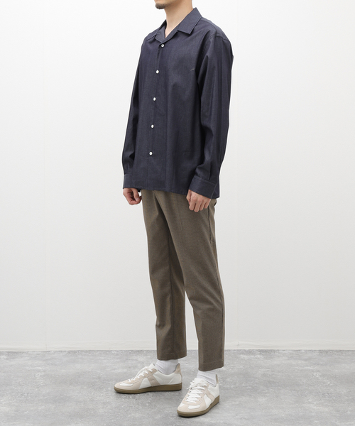 EDIFICE（エディフィス）の「RT T/R ガンクラブチェック イージーパンツ（スラックス・メンズ・ベージュ・SMALL/LARGE/MEDIUM）」の21枚目の写真