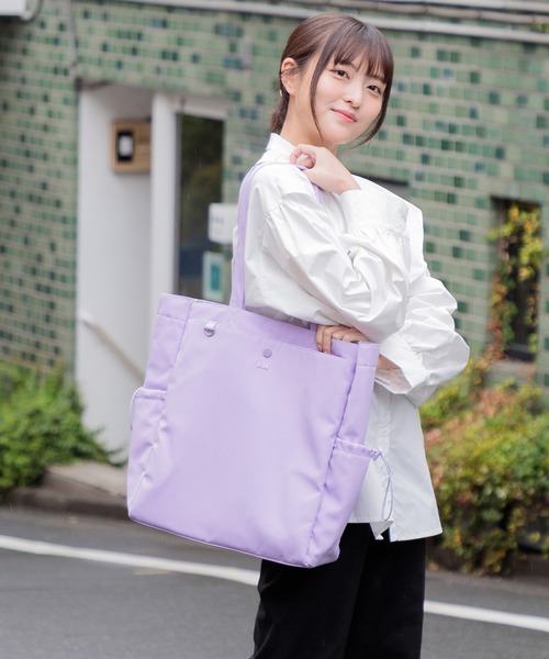 ACCOMMODE（アコモデ）の「ホビーポケットトートバッグ　推し活（トートバッグ・レディース・パープル/イエロー/ピンク/ブラック/グリーン・FREE）」の15枚目の写真