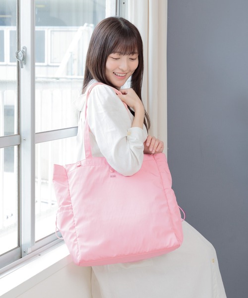 ACCOMMODE（アコモデ）の「ホビーポケットトートバッグ　推し活（トートバッグ・レディース・パープル/イエロー/ピンク/ブラック/グリーン・FREE）」の21枚目の写真