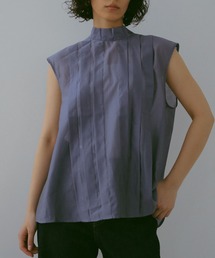 バックリボンシアーブラウス
