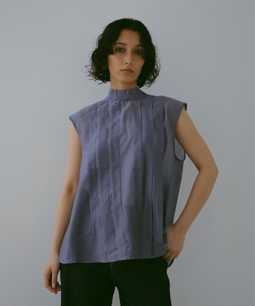 N WITH.（エヌウィズ）の「バックリボンシアーブラウス（シャツ/ブラウス・レディース・グレイッシュブルー/レモンイエロー/ブラック・FREE）」の20枚目の写真