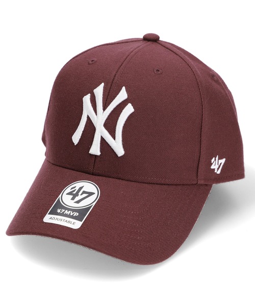 47(フォーティセブン)の「47 Yankees 47 MVP MVP17WBV(キャップ・メンズ・ベージュ/バーガンディー/ライトグレー/チャコールグレー/パープル/ネイビー/ホワイト/ブラック・ONE SIZE)」の8枚目の写真