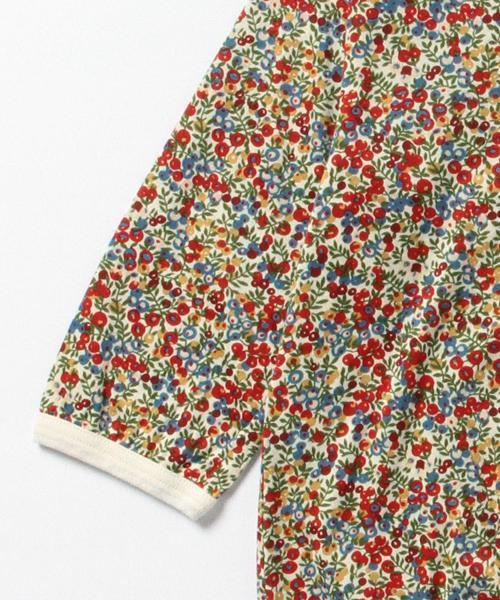 BEAMS BOY（ビームスボーイ）の「BEAMS BOY / リバティ ボートネック 7分袖 15FW（Tシャツ/カットソー・レディース・ナチュラル/ネイビー・ONE SIZE）」の6枚目の写真