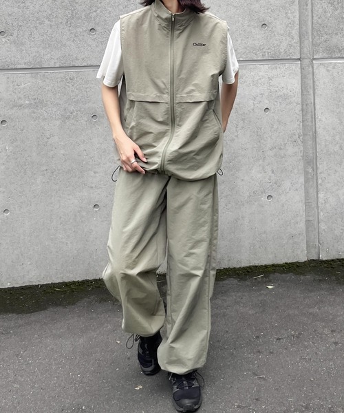 Chillfar（チルファー）の「ナイロンパンツ（その他パンツ・レディース・ブラック/グレイッシュベージュ/ネイビー/グレー・FREE）」の6枚目の写真