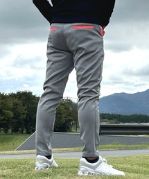COMON GOLF（コモンゴルフ）の「ポンチ ストレッチ ゴルフウェアジャージ素材 バイカラー テーパード ゴルフパンツ（ゴルフグッズ）」