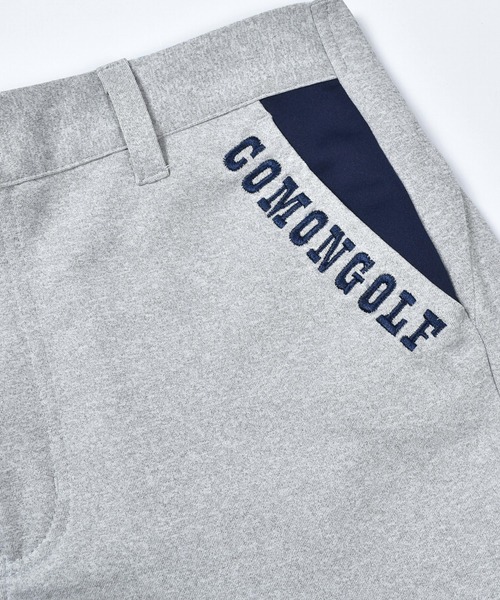 COMON GOLF(コモンゴルフ)の「ポンチ ストレッチ ゴルフウェアジャージ素材 バイカラー テーパード ゴルフパンツ(ゴルフグッズ・メンズ・ネイビー/グレー/チャコールグレー/グレー系2・XXXL/L/XXL/M/XL)」の18枚目の写真