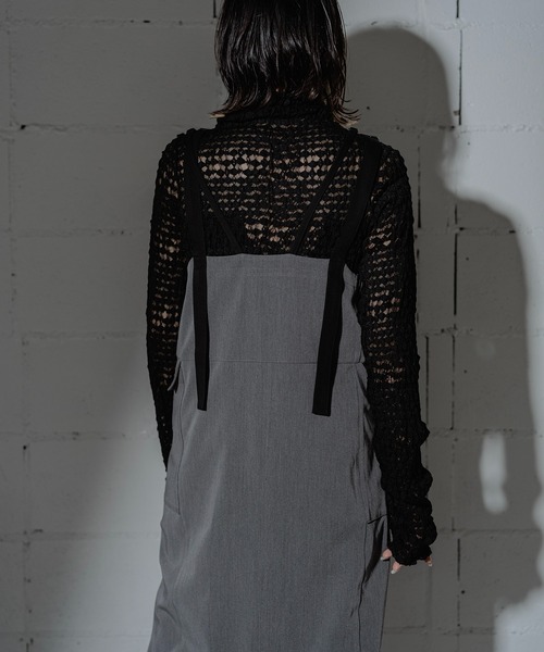 ANOGH（アノフ）の「TWIN SHOULDER NARROW JUMPER SKIRT（サロペット