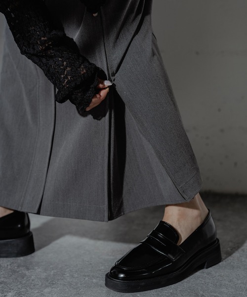 ANOGH（アノフ）の「TWIN SHOULDER NARROW JUMPER SKIRT（サロペット