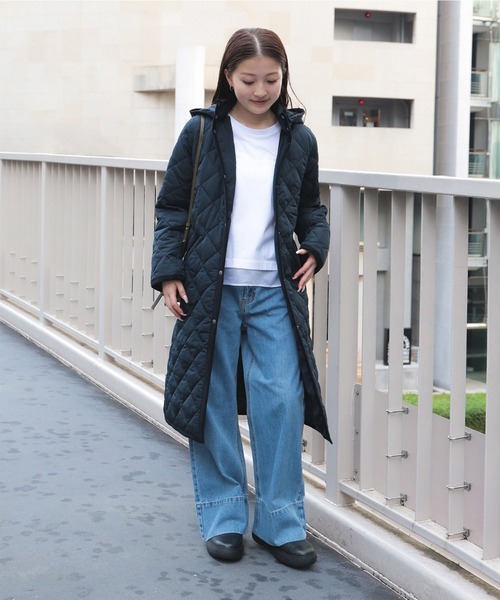 BEAMS HEART（ビームスハート）の「センタープレス ワイドデニムパンツ（S～M）（デニムパンツ・レディース・インディゴブルー/ライトブルー/ブラック・SMALL/MEDIUM）」の17枚目の写真