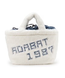 adabat | 【保冷機能】ふわふわ ボア素材 カートバッグ(ハンドバッグ)