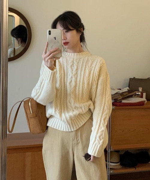 sorule（ソルレ）の「ケーブルニット（ニット/セーター）」 - WEAR