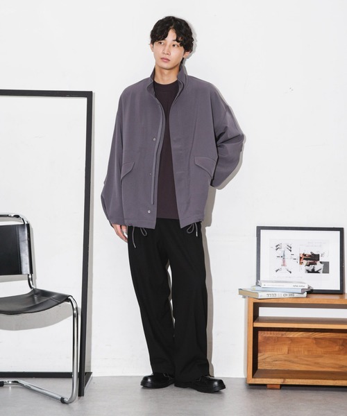 セール】WEB限定/ダブルクロスワイドモッズブルゾン(ブルゾン セール】WEB限定/ダブルクロスワイドモッズブルゾン(ブルゾン
