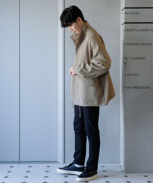 セール】WEB限定/ダブルクロスワイドモッズブルゾン（ブルゾン
