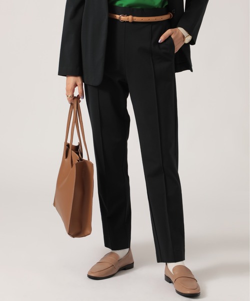 SETUP7（セットアップセブン）の「【SETUP7】360度ストレッチリラックスフィットクロップドパンツ ビジネス/セットアップ対応 STY（その他パンツ・レディース・グレー/ブラック/ベージュ/ネイビー・S/M/L/LL）」の4枚目の写真