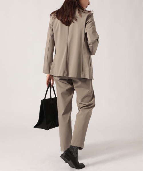 SETUP7（セットアップセブン）の「【SETUP7】360度ストレッチリラックスフィットクロップドパンツ ビジネス/セットアップ対応 STY（その他パンツ・レディース・グレー/ブラック/ベージュ/ネイビー・S/M/L/LL）」の8枚目の写真