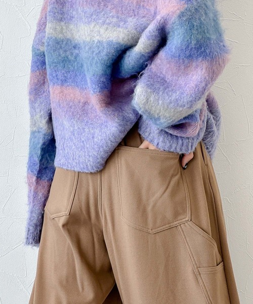 niko and...（ニコアンド）の「[MODE NORM CORE(モードノームコア)]2タックルーズペインターパンツ（その他パンツ・レディース・グレー/ライトブルー/キャメル・MEDIUM/LARGE）」の12枚目の写真