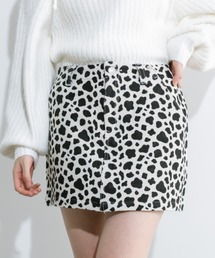 OLIVE des OLIVE | フリンジデニムミニスカート　1032010140(デニムスカート)