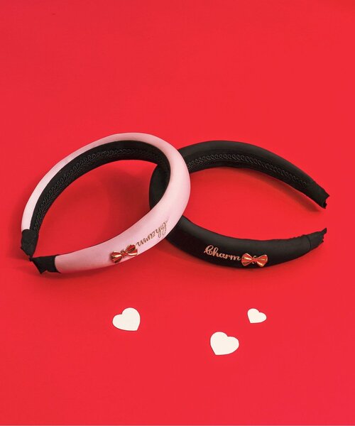 apres les cours（アプレレクール）の「サテンカチューシャ（カチューシャ・キッズ・ブラック/ピンク・FREE）」の11枚目の写真