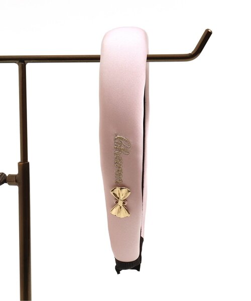 apres les cours（アプレレクール）の「サテンカチューシャ（カチューシャ・キッズ・ブラック/ピンク・FREE）」の6枚目の写真