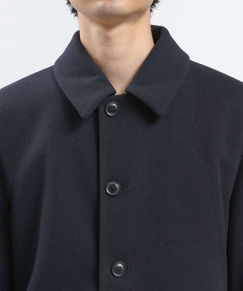 GLOBAL WORK Smile Seed Store（グローバルワーク スマイルシードストア）の「ウーリーテックステンカラーコート/ 704186（ステンカラーコート・メンズ・ベージュ/ネイビー/ブラック・MEDIUM/LARGE/X-LARGE/SMALL）」の21枚目の写真