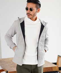 ストレッチ フーディー ダウンパーカー ジャケット