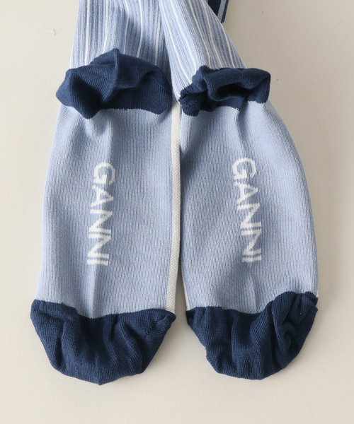 GANNI チャンクソックス A64685896 297 セール】【GANNI/ガニー】 Sporty Socks（ソックス/靴下）｜U by