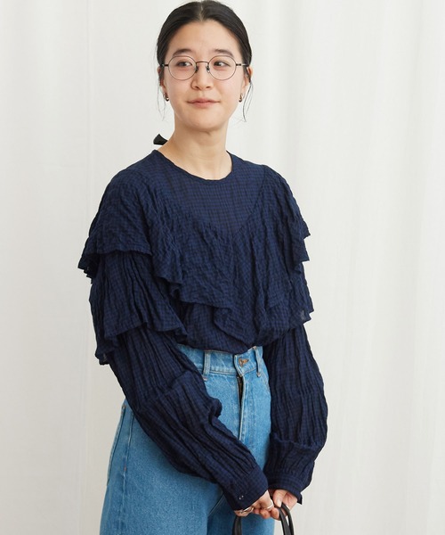 fig London（フィグロンドン）の「○Rika blouse（シャツ/ブラウス 