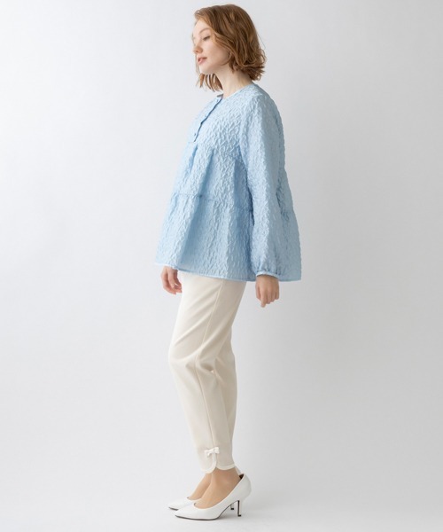 Sono（ソーノ）の「【SONO/ソーノ】ﾘﾎﾞﾝﾍﾑｽﾏｰﾄﾊﾟﾝﾂ（その他パンツ  