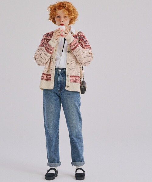 FREAK'S STORE（フリークスストア）の「デニムパンツ（デニムパンツ・レディース・ネイビー・MEDIUM）」の2枚目の写真