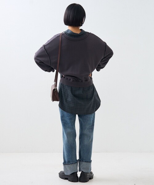 FREAK'S STORE（フリークスストア）の「デニムパンツ（デニムパンツ・レディース・ネイビー・MEDIUM）」の5枚目の写真