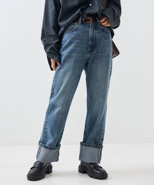 FREAK'S STORE（フリークスストア）の「デニムパンツ（デニムパンツ・レディース・ネイビー・MEDIUM）」の6枚目の写真