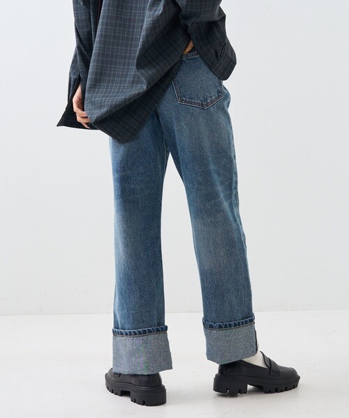 FREAK'S STORE（フリークスストア）の「デニムパンツ（デニムパンツ・レディース・ネイビー・MEDIUM）」の8枚目の写真