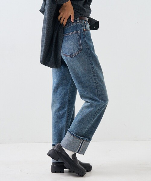 FREAK'S STORE（フリークスストア）の「デニムパンツ（デニムパンツ・レディース・ネイビー・MEDIUM）」の9枚目の写真