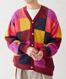 JOURNAL STANDARD relume | CALIFORNIA クロシェアミ ニットカーディガン "PATCHWORK"(カーディガン/ボレロ)