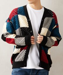 JOURNAL STANDARD relume | CALIFORNIA クロシェアミ ニットカーディガン "PATCHWORK"(カーディガン/ボレロ)